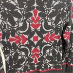 Krimson Klover Zip Turtleneck Sweater 100% Wool Red Photo 2