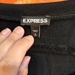 EXPRESS  womens silver sequins skull sweatshirt black S Photo 1