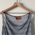 Tory Burch 100% Pima Cotton Black & White Striped Women’s Tank Top casual stripe Photo 2