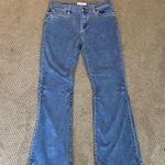 Tommy Hilfiger Vintage Tommy Jeans Blue Corduroy Y2k Flare Pants Photo 0
