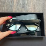 NWT THE MILAN BIG AND BOLD SUNGLASSES IN MIDNIGHT Black Photo 1