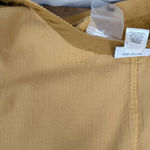 Vermont Country Store 100% Cotton Corduroy Sleeveless Button Front Dress Medium Brown Photo 2