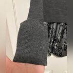 Club Monaco  Claribel Gray Merino Wool 2-in-1 Long Sleeve Blouse Photo 5