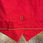 Jenna Vintage Holiday Greetings Wool Festive Christmas Vest Women's M Red Size M Photo 5