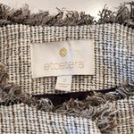 Carlisle Etcetera‎ by  Wool Blend Tweed Neutral Blazer Jacket Size 2 Photo 3