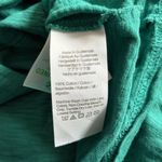 J.Crew  Short Sleeve Tie Waist Cotton Slub Tee Shirt Dress | Teal | Medium Photo 6