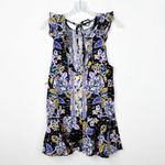 Free People NWT Summer in Tulum Floral Print Linen Blend Tunic Sz. Small Photo 3