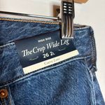 Abercrombie & Fitch NWT  Curve Love The Crop Wide Leg High Rise jeans Photo 3