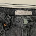 Topshop Gray Cropped Straight Leg Jeans Photo 10