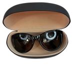 Michael Kors Women’s Sunglasses FRAMES ONLY Brown Gold Logo Cateye Shape Photo 0