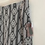 Forever 21  NEW black white geometric printed straight pencil skirt ~ NWT Small Photo 2