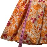 CELINA MOON 100% cotton boho long metallic maxi dress S‎ Orange Photo 8