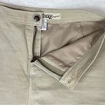 Billabong  Vintage Suede Leather A Line Skirt Taupe‎ Tan Juniors 7 Photo 5