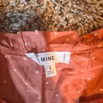 MINE Embroidered Tank Top Sleeveless Boho Peasant Blouse‎ Coral Large Orange Photo 1