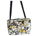 Vera Bradley Large Hard Case Floral Laptop Bag - Black, Yellow, White Photo 8
