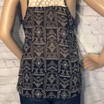 B Jewel B. Jewel Semi-Sheer Tank Top Lace Inset M Photo 6