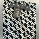 A pea in the pod  Womens Size‎ Small Black & White Wrap Maternity Dress Photo 4