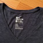Nike NFL Patriots Shirt V Neck Short Sleeve Navy Large Photo 2