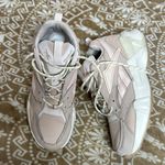 Reebok Pink and White Modern Chunky Sneakers Photo 1