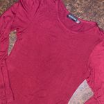 Pretty Little Thing long sleeved bodysuit i maroon - size 6 Photo 3