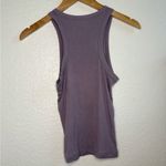 Aritzia Sunday Best Purple Ribbed Tank Top Small S Photo 2