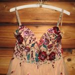 Mac Duggal NWT  Embellished Floral Detail A Line Gown Photo 7