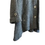 Fenn Wright Manson Grey 100 Wool Hooded Button Front Cardigan Sweater Medium Photo 3