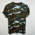 Anthropologie NWT T.La Camo Print Classic V-Neck Short Sleeve T-Shirt Size XS Photo 4