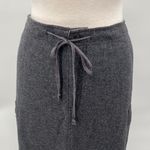 Eddie Bauer Vintage Wool Cargo Skirt Cinched Waist Maxi Gray Petite Womens 12P Photo 3
