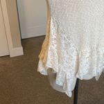 Orange Creek Ivory Waffle Lace Knit Top-Like New Photo 5