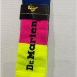 Dr. Martens  Pop Colour Block Cotton Blend Socks Blue Pink Neon Yellow Size OML Photo 1