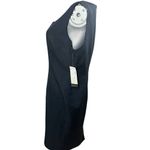 Jones Studio Separates Deep Blue Classic Sleeveless Dress 12 Sheath V-neck NWT Photo 6