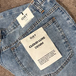 OAT New York Cloud Luxe Denim Shorts SIZE 10/30 Blue Photo 4