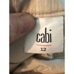 CAbi #4830 Women's Beige Asher Corduroy Wide Leg Pants Size 10 Photo 6