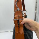 Ralph Lauren‎ Leather Farrington Hobo Shoulder Bag Black Photo 15