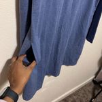 Pure Jill J. Jill Pullover Above Knee Long Sleeve Dress Women's Size S Blue Photo 4