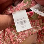 Jones New York Pink & Green Paisley Print Blouse 3/4 Sleeve Professional Top-M Photo 6