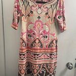Charter Club  brown, tan, pink, coral  dress size small Photo 0