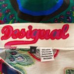 Desigual  Skirt Pull On White Bold Bright Medallions Floral SMALL Photo 4