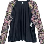 Lululemon NWT  Waterside Relaxed UV Protection Long Sleeve Shirt Black Pink Sz L Photo 5