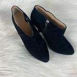Enzo Angiolini Eayilin Black Leather Suede Booties Photo 1