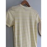Everlane | Striped Organic Cotton Crew T-Shirt | Yellow & White | Sz M | NWT Photo 8