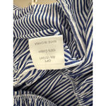 Tuckernuck  O.P.T. Blue White Striped Flounce Ruffle Cut-out Stella Maxi Dress S Photo 5