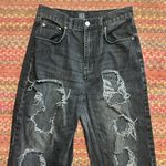 BDG  URBAN OUTFITTERS BLACK HEAVY RIPPED BOYFRIEND JEANS Photo 1