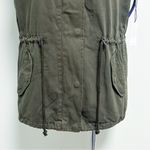 Velvet Graham Spencer Odesa Army Green Faux Fur Removable Hood Vest NWT Medium Photo 3