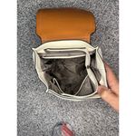 Montana West  Women's Tan & Cream Mini Backpack Convertible Straps Photo 8