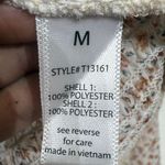 Active USA Floral Front Closure Cropped Ruched Back Blouse Sz M NWT Photo 6