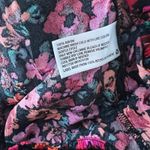 Wild Fable  Women's Dark Floral Print Long Sleeve Ruffle Blouse - XS - NWT Photo 3