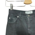 St. John  Signature Jeans Black Denim Straight High Rise Size 4‎ Photo 3