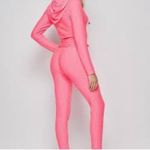Love Star pink scrunch butt legging & hooded zipper jacket set Size 3X Photo 1